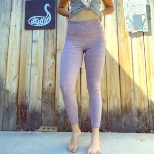 Purple athletic leggings